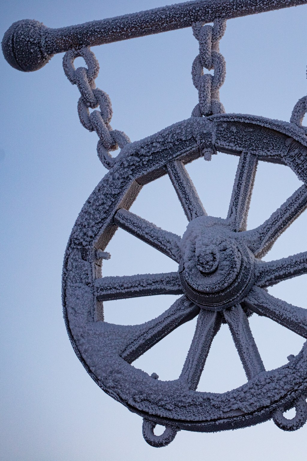 Дудинка -45 С. Фотограф Эдуард Алмадаков