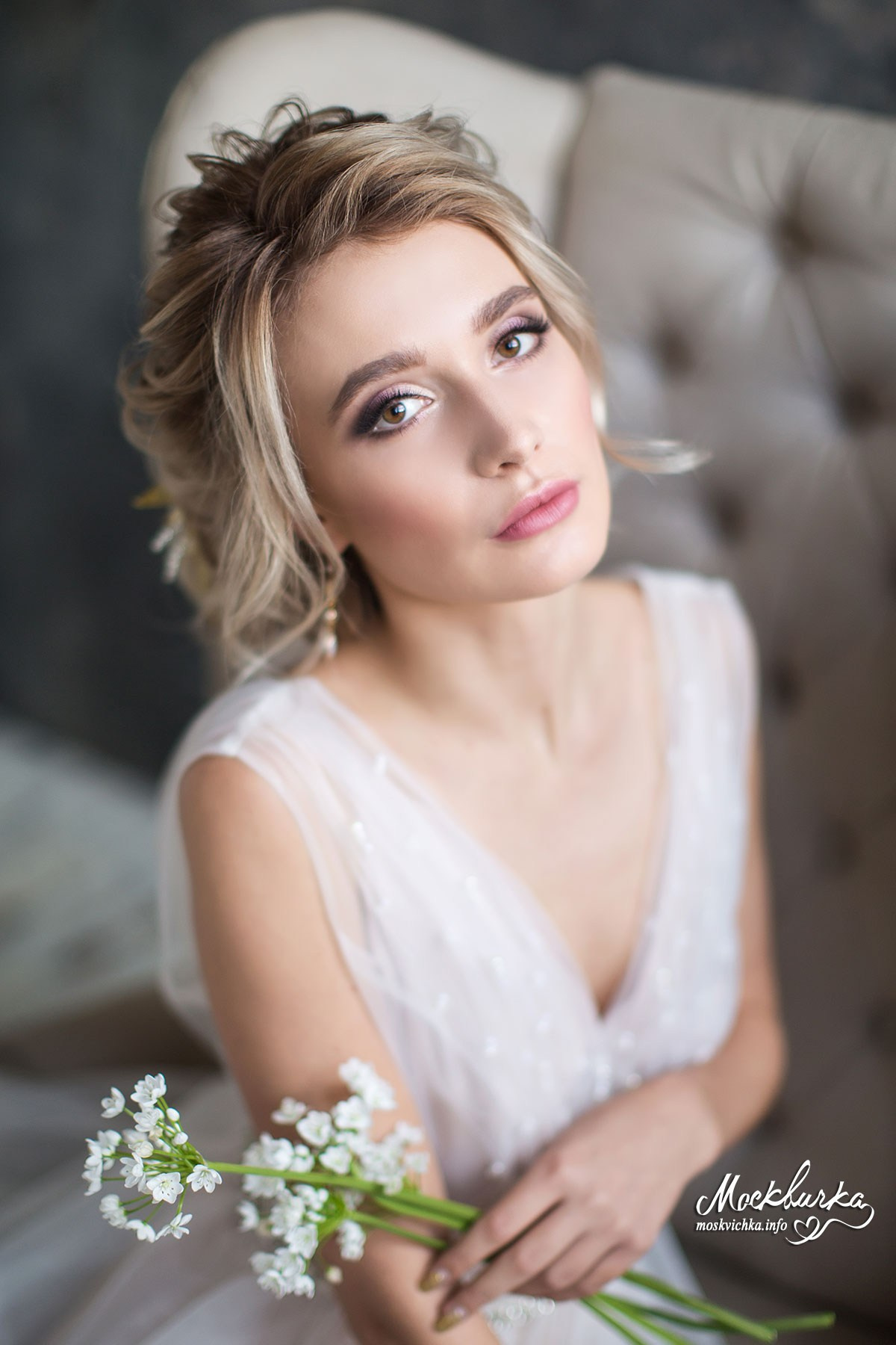 Свадебные образы. Прически и макияж на свадьбу, фотосессию, корпоратив от стилиста Кандаловой Елены в Москве, Домодедово