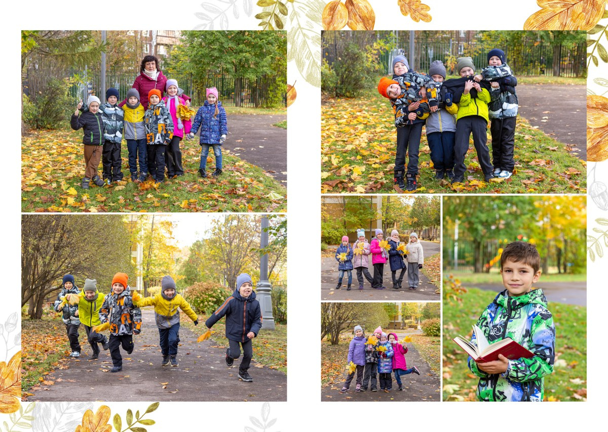1 класс. Осень. Школьный фотограф в Зеленограде и Москве Оксана Гусева