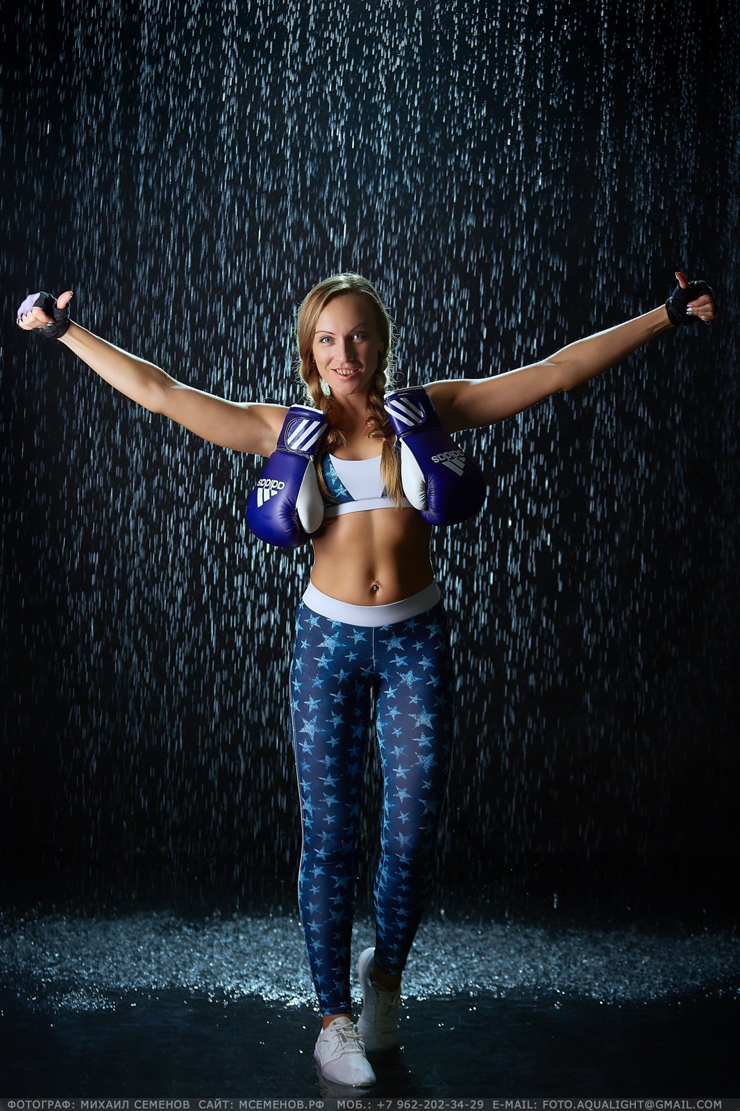 Спортивная аква-фотосессия Елены и Евгении. Фотограф Михаил Семенов