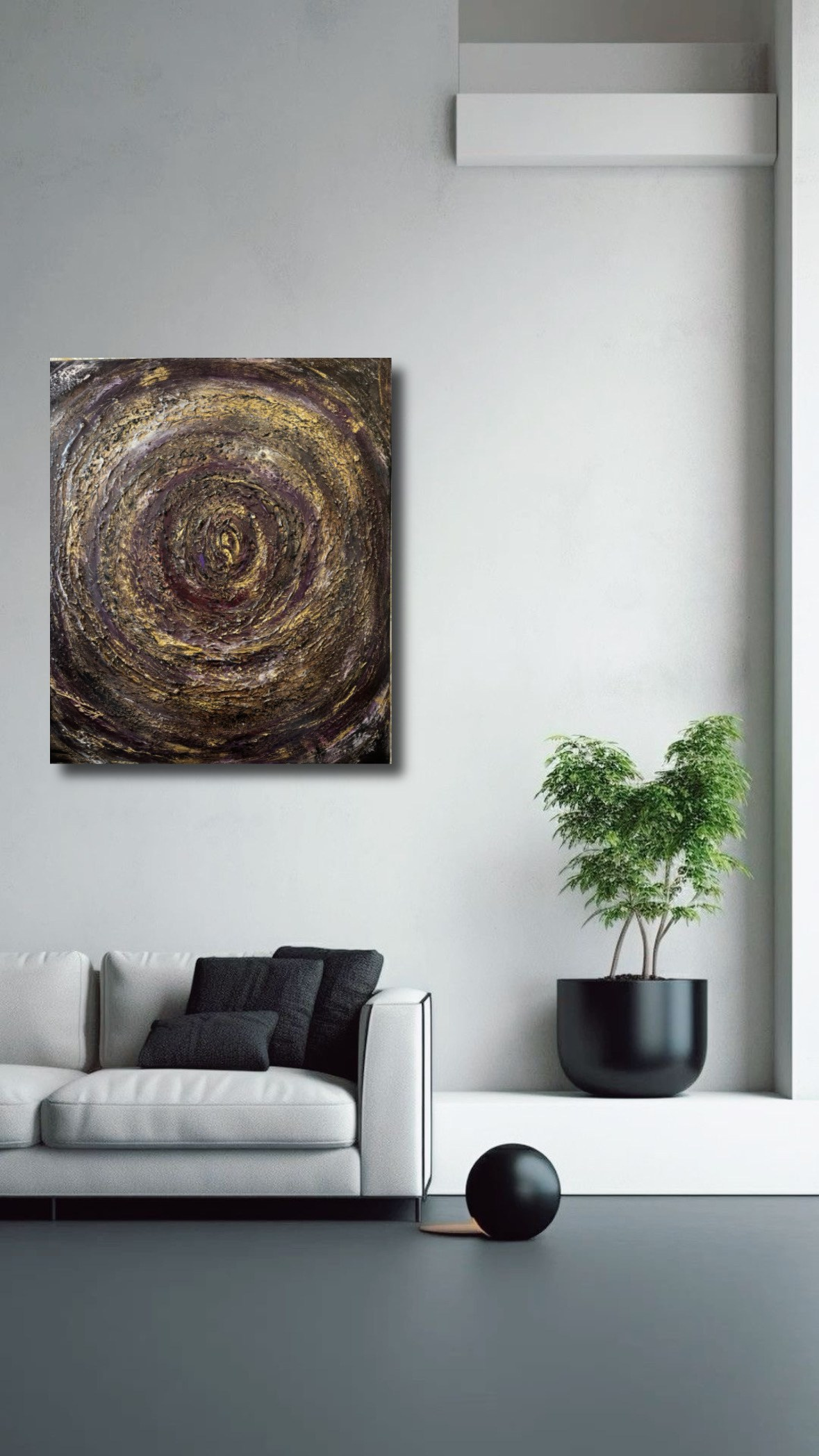 Картина «Водоворот» размер 60×70. Художник Виктория Руш из Москвы