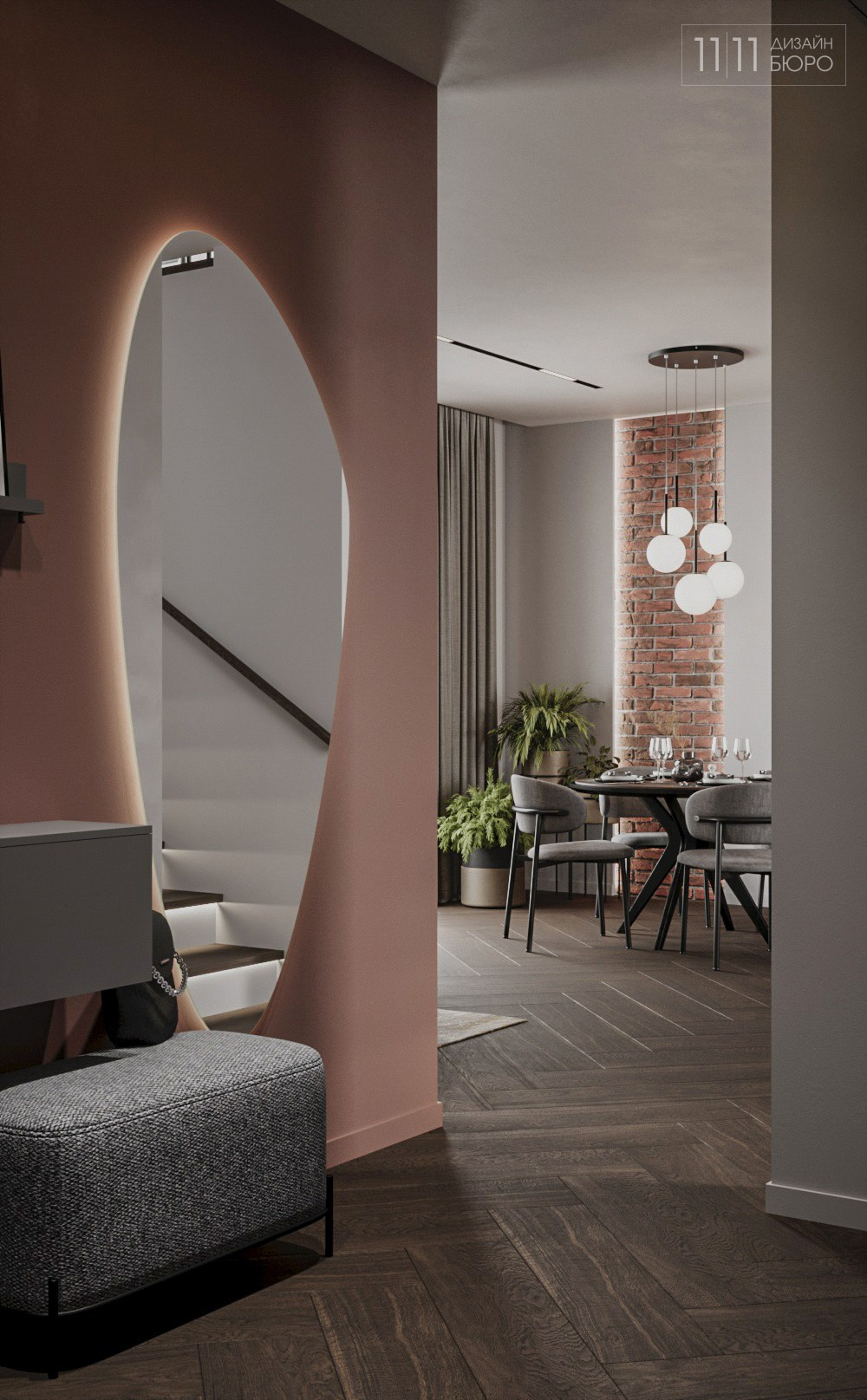 «Северный лес» — интерьер загородного дома. Дизайн-бюро 11/11, дизайн интерьера с индивидуальным подходом во Владивостоке