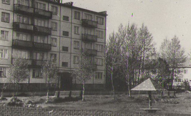 Общие виды г. п.Назия в начале 1980-х. История Назиевского городского поселения