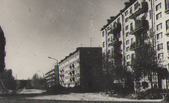 Общие виды г. п.Назия в начале 1980-х. История Назиевского городского поселения