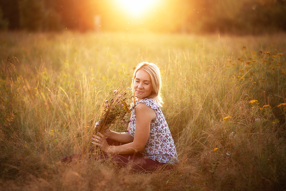 Женский портрет. Семейный и детский фотограф в Москве Полина Парамонова