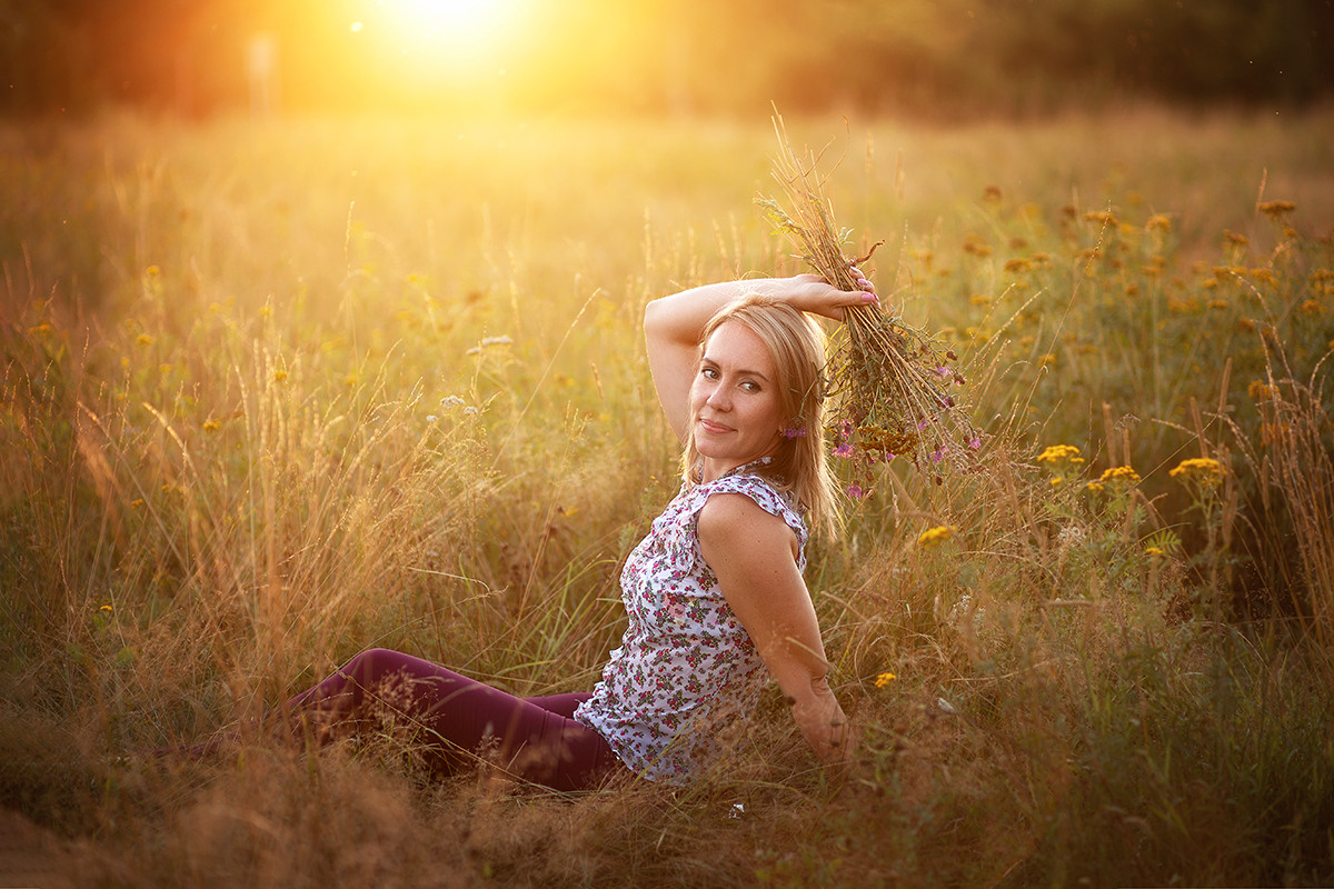 Женский портрет. Семейный и детский фотограф в Москве Полина Парамонова