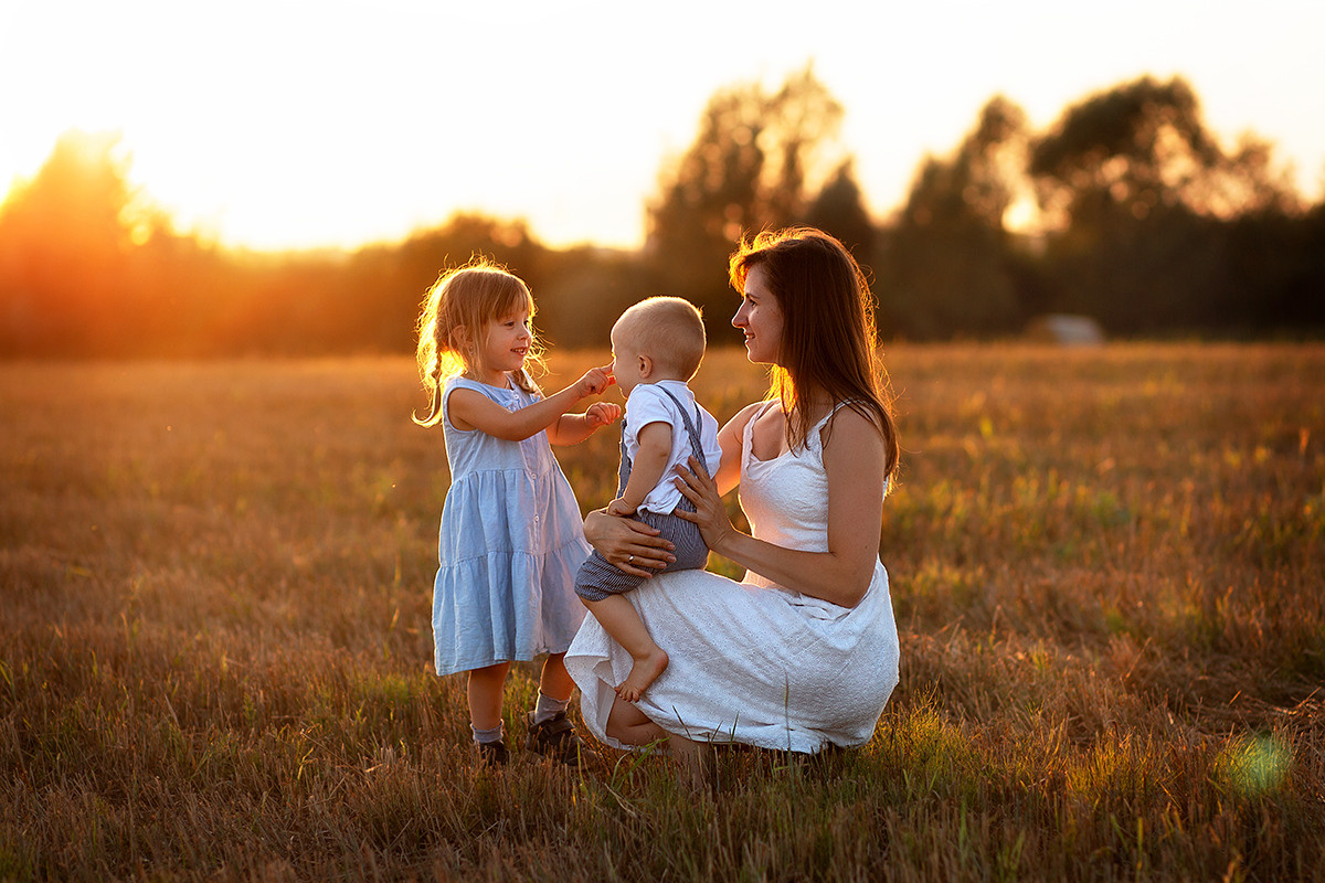 Семейная фотосессия. Семейный и детский фотограф в Москве Полина Парамонова