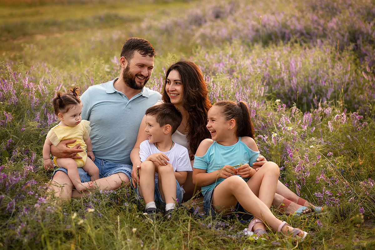 Семейная фотосессия. Семейный и детский фотограф в Москве Полина Парамонова