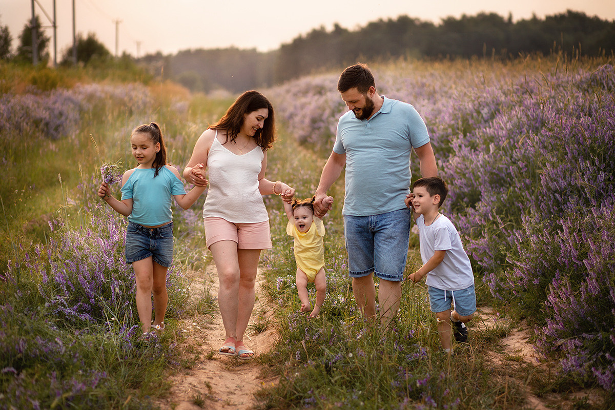 Семейная фотосессия. Семейный и детский фотограф в Москве Полина Парамонова