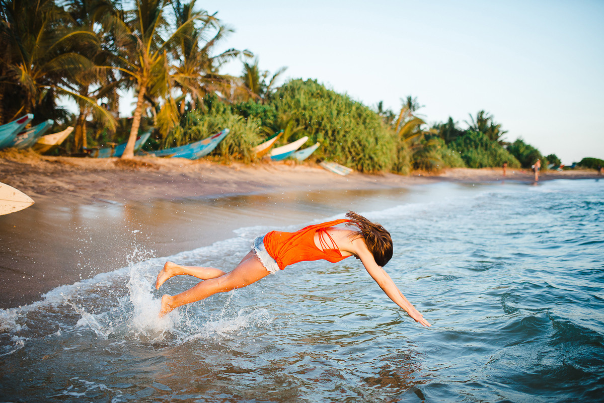 Шри -Ланка. Леша и Катя