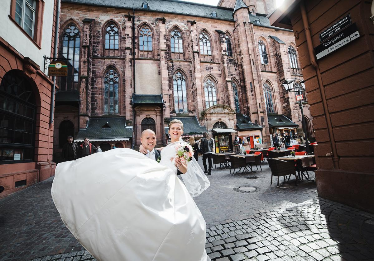 Куон и Юля. Germany, Heidelberg