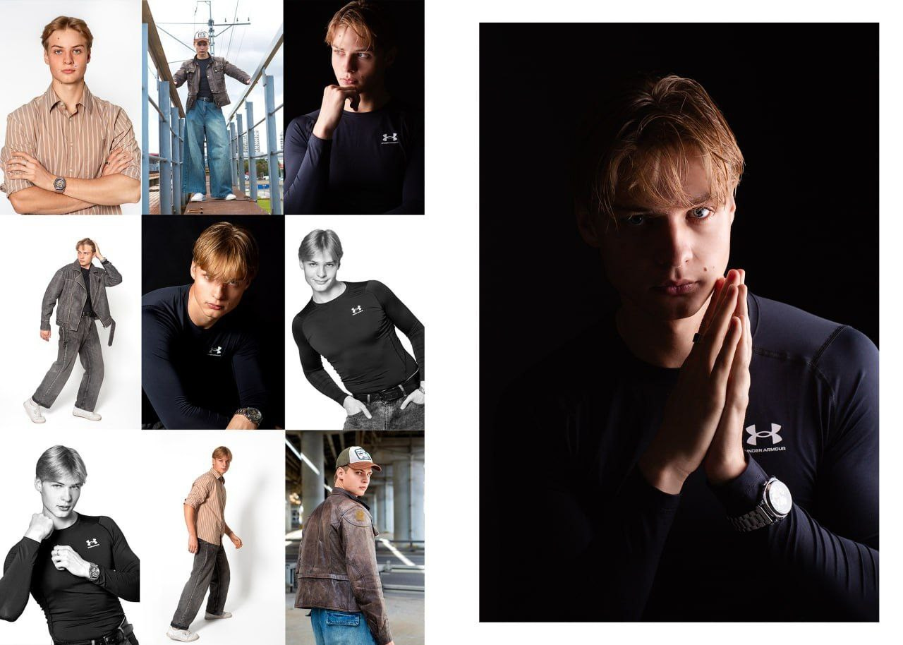 Модельное портфолио для Андрея. Ирина Загоскина — портретные фотосессии в Москве