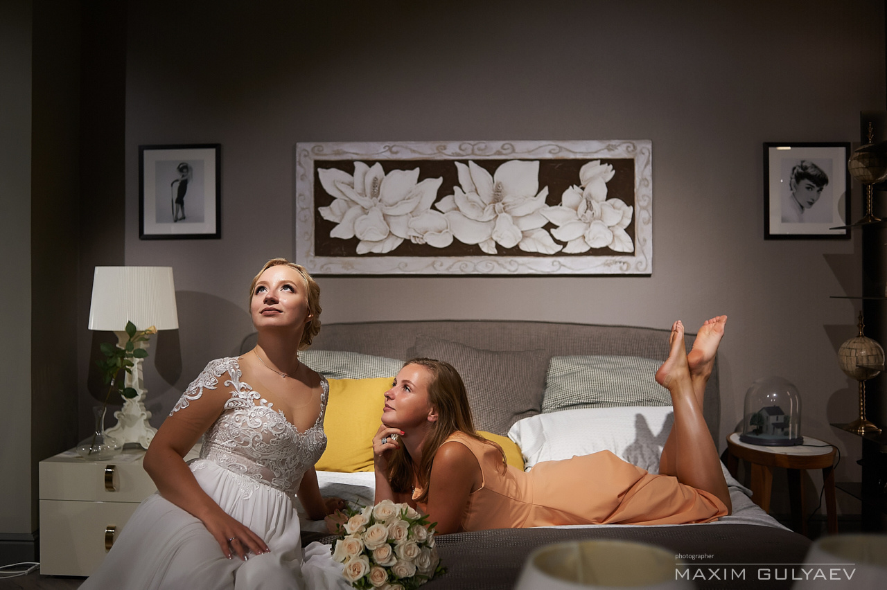 Свадебная фотосессия в мебельном салоне Calipso