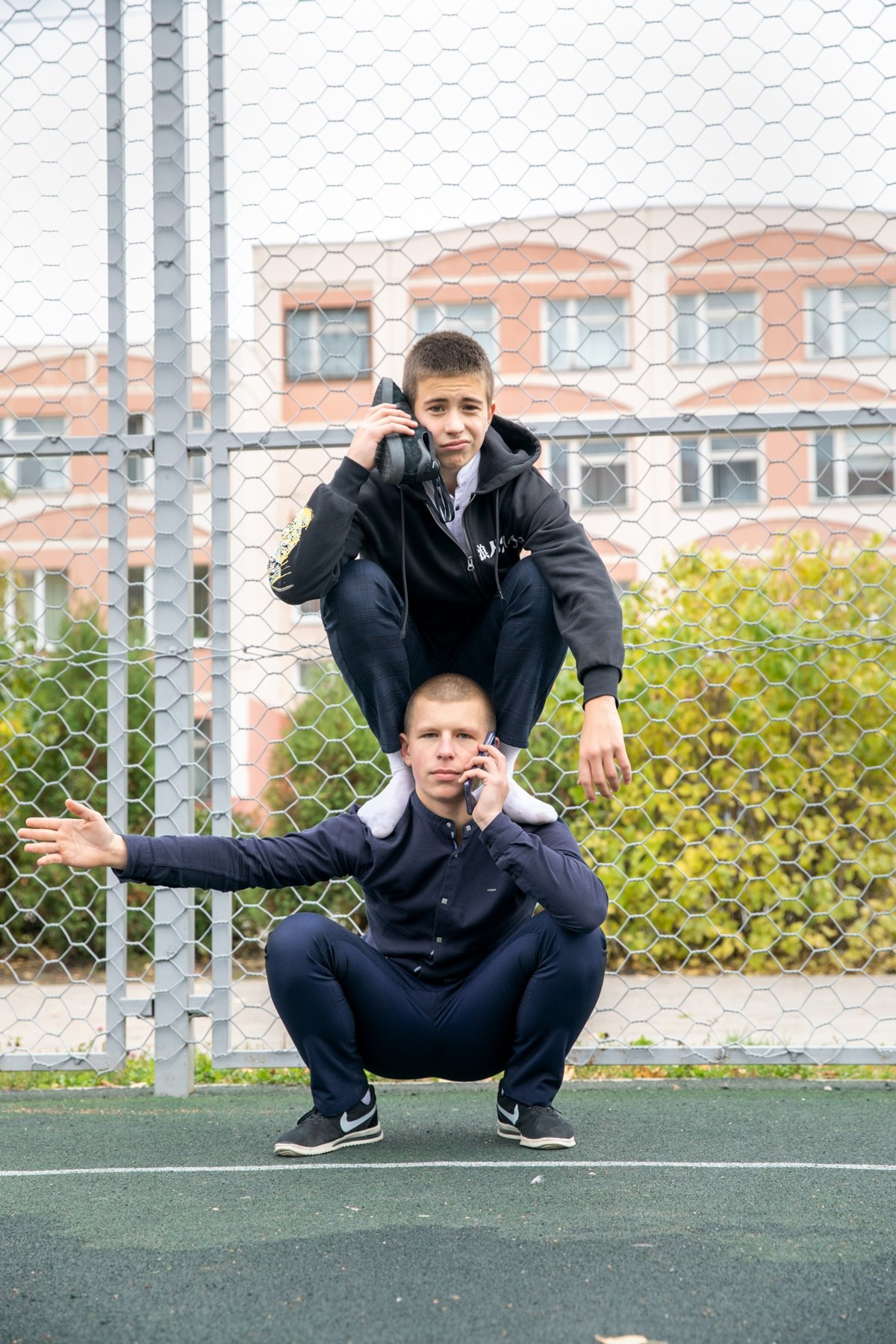 Фотосъемка на улице, в парке для школьников 9-х и 11-х классов. Выпускные альбомы Евгении Виноградовой г. Липецк