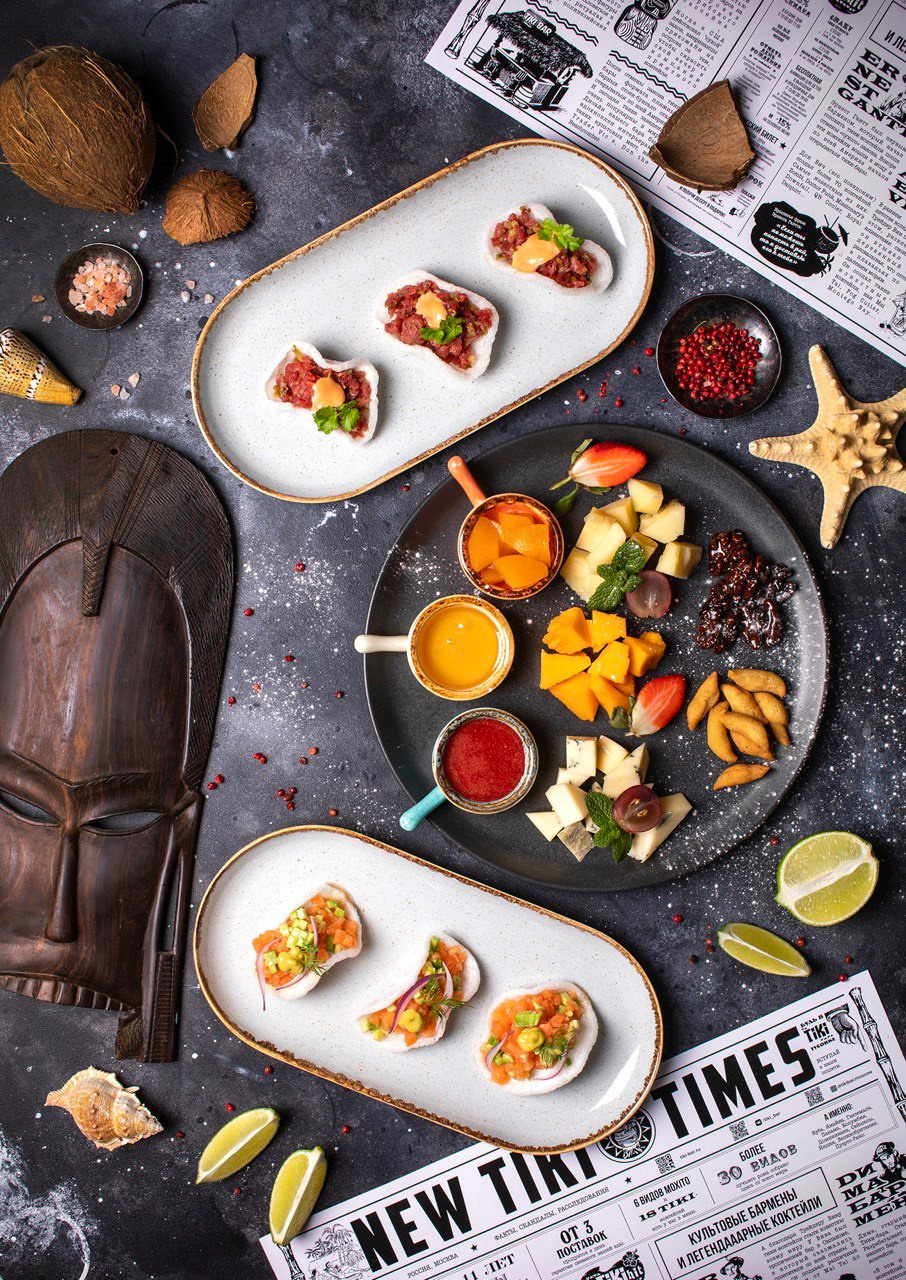 Tiki Bar. Фудфотограф, фудстилист и сет дизайнер в Москве Алена Синицына