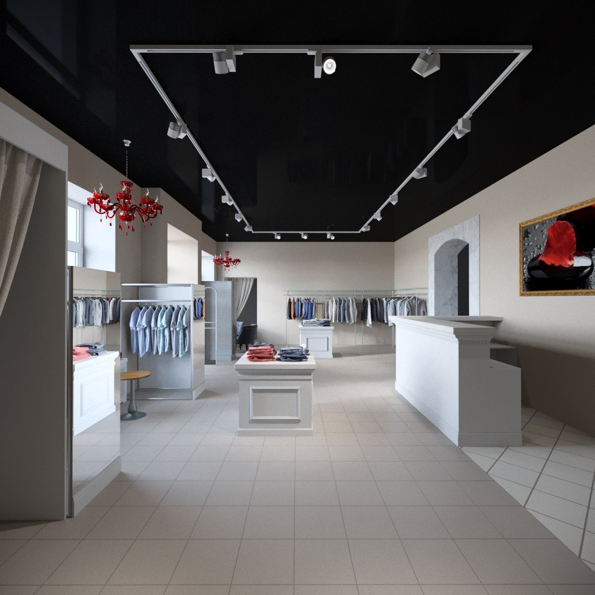 Galant shop. Interior designer Nataliia Iksanova