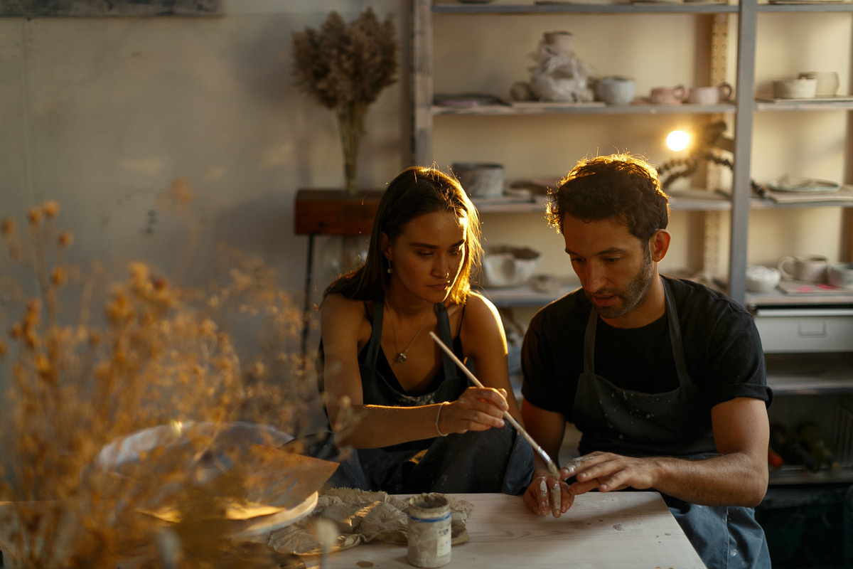 Pottery teacher. Photographer Beograd Serbia