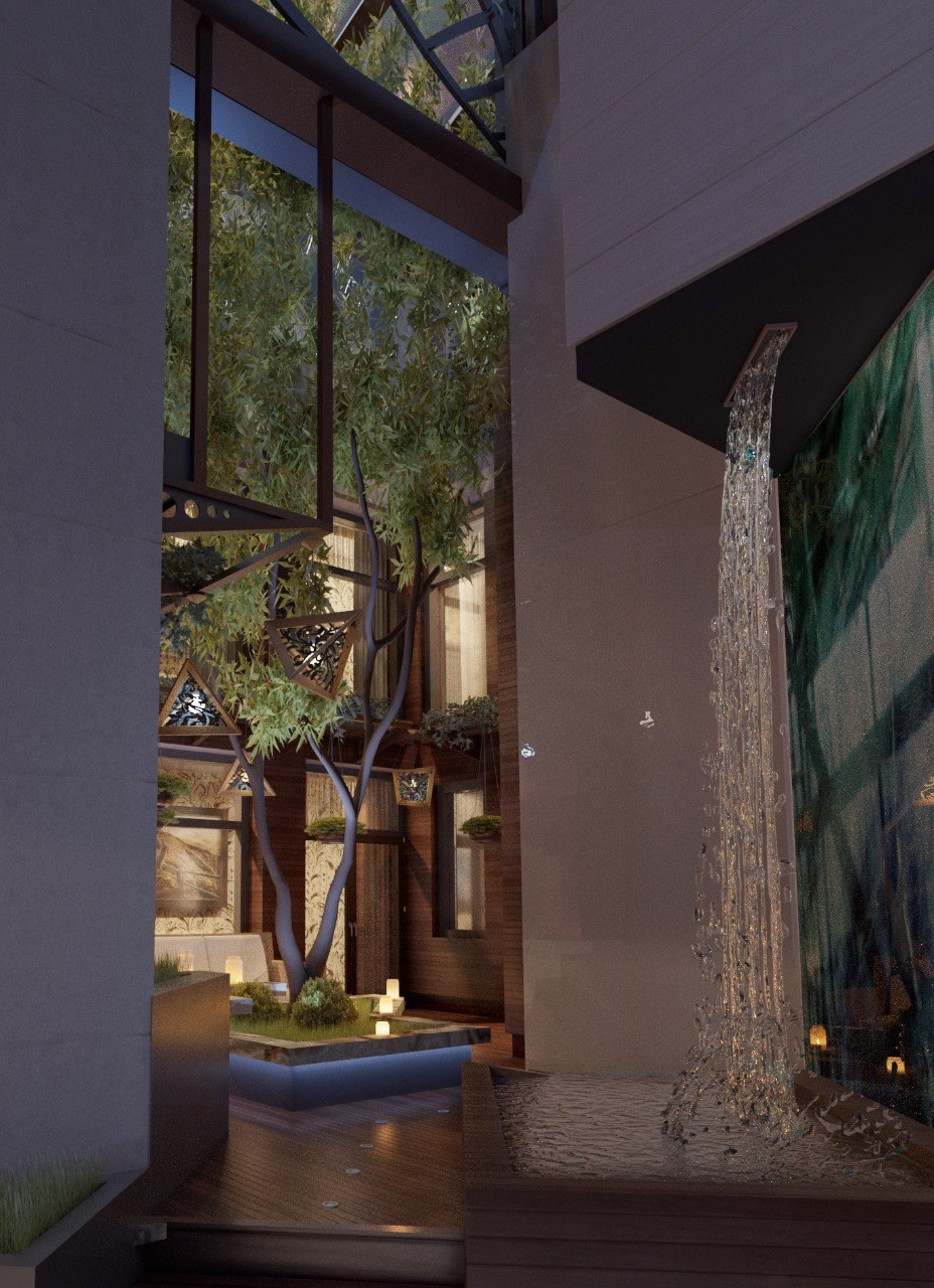 Проект частного дома в Москве в поселке художников