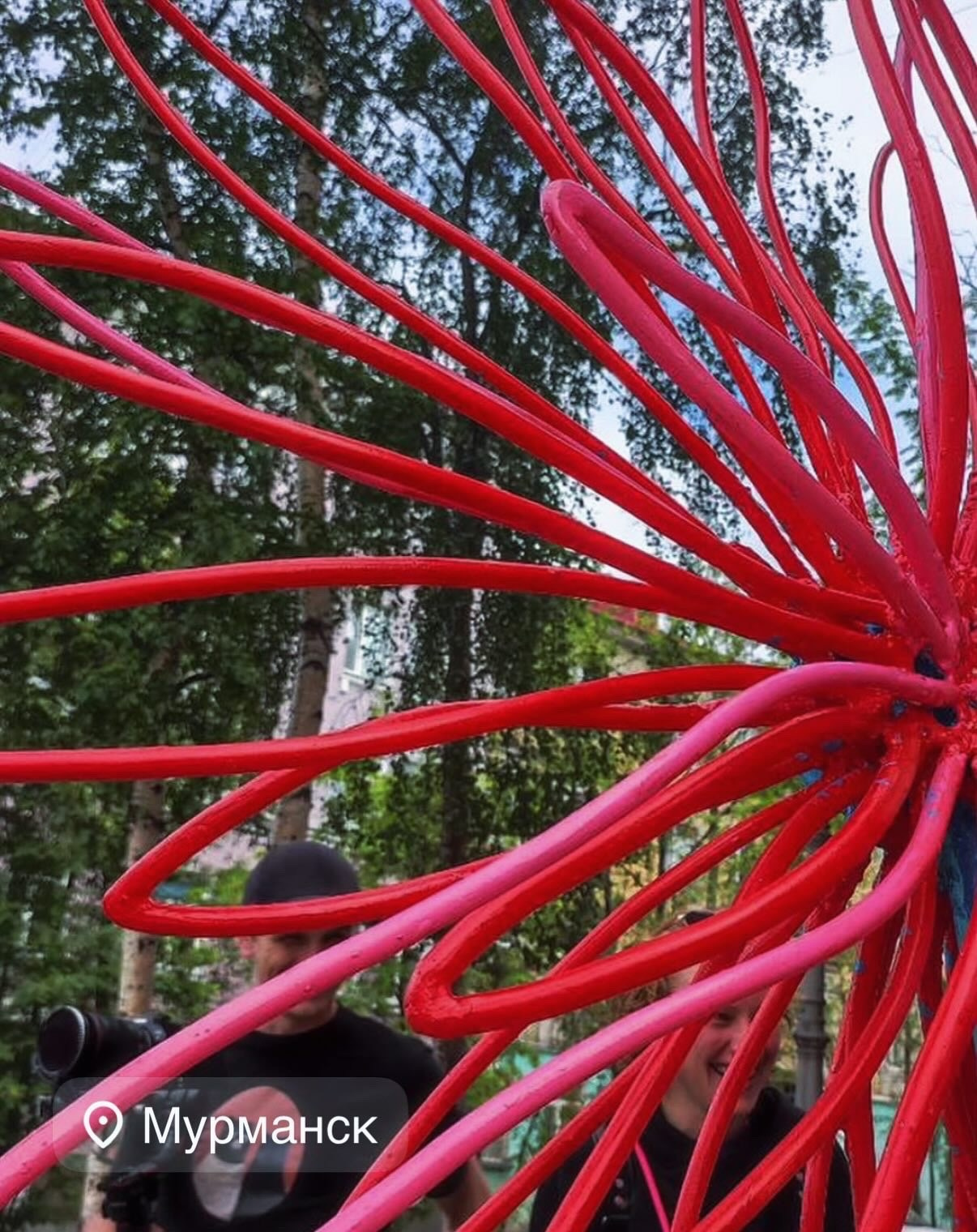 Астра_Полярный рацвет / Россия / Мурманск / ул. Ленина 5 / 2025. Художник — скульптор Антонина Фатхуллина