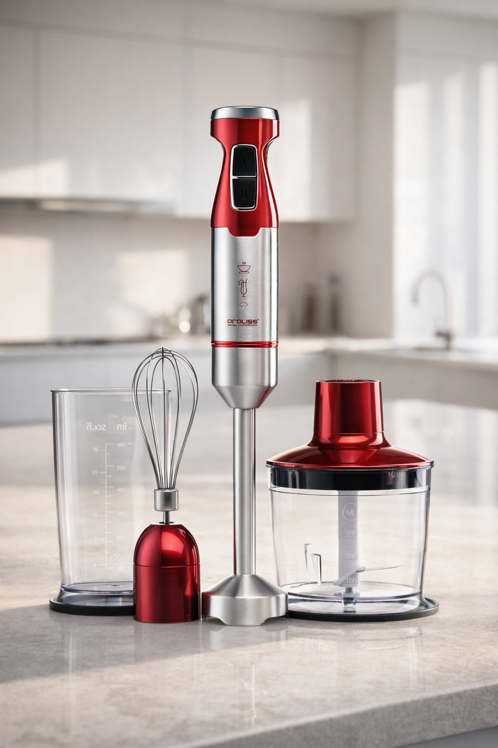 AI-генерация блендера в интерьере кухни на базе предметной съёмки