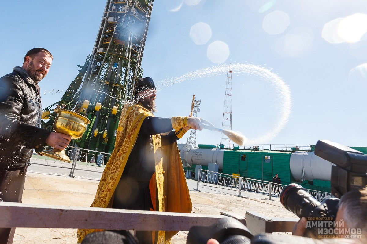 Байконур. Запуск «Союз ТМА-16М» на МКС