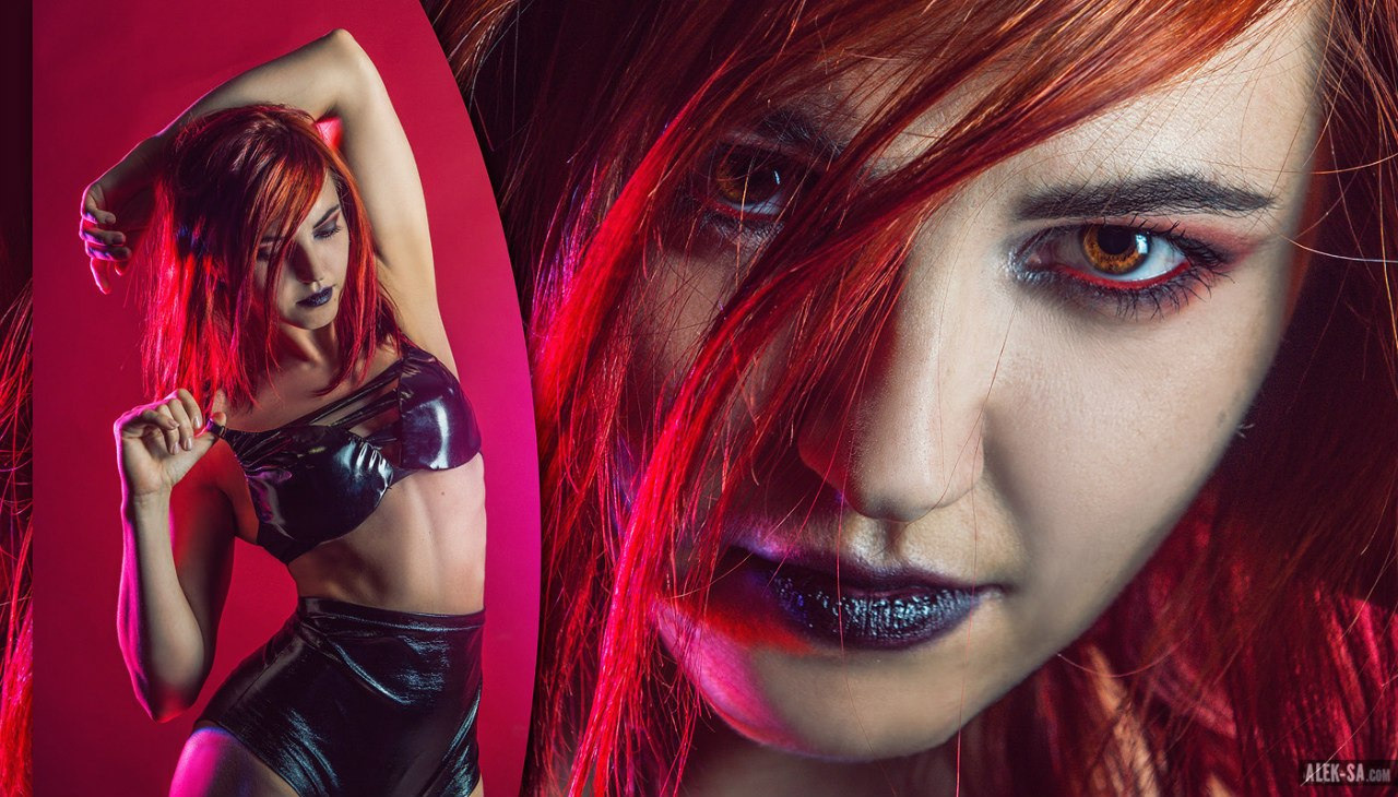 Портрет на ярком цветном фоне Краснодар