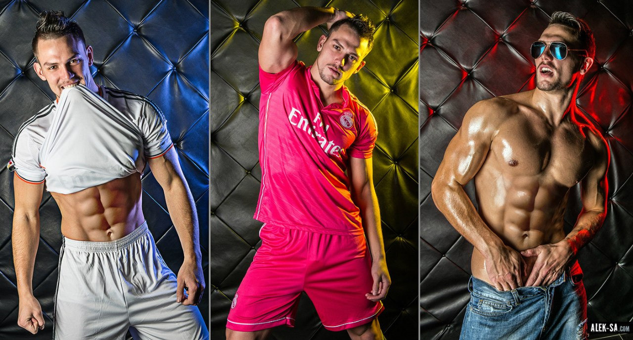 Серия фитнес-кадров с мужчинами, гели и текстуры — студия, Краснодар