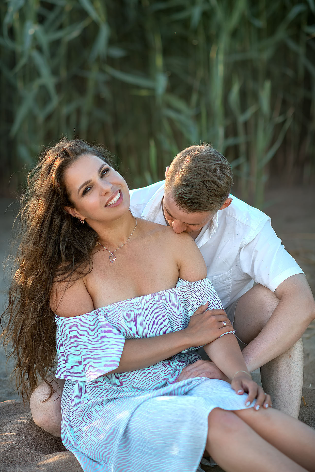 Фотосессия на берегу. Фотограф Юлия Кондратьева