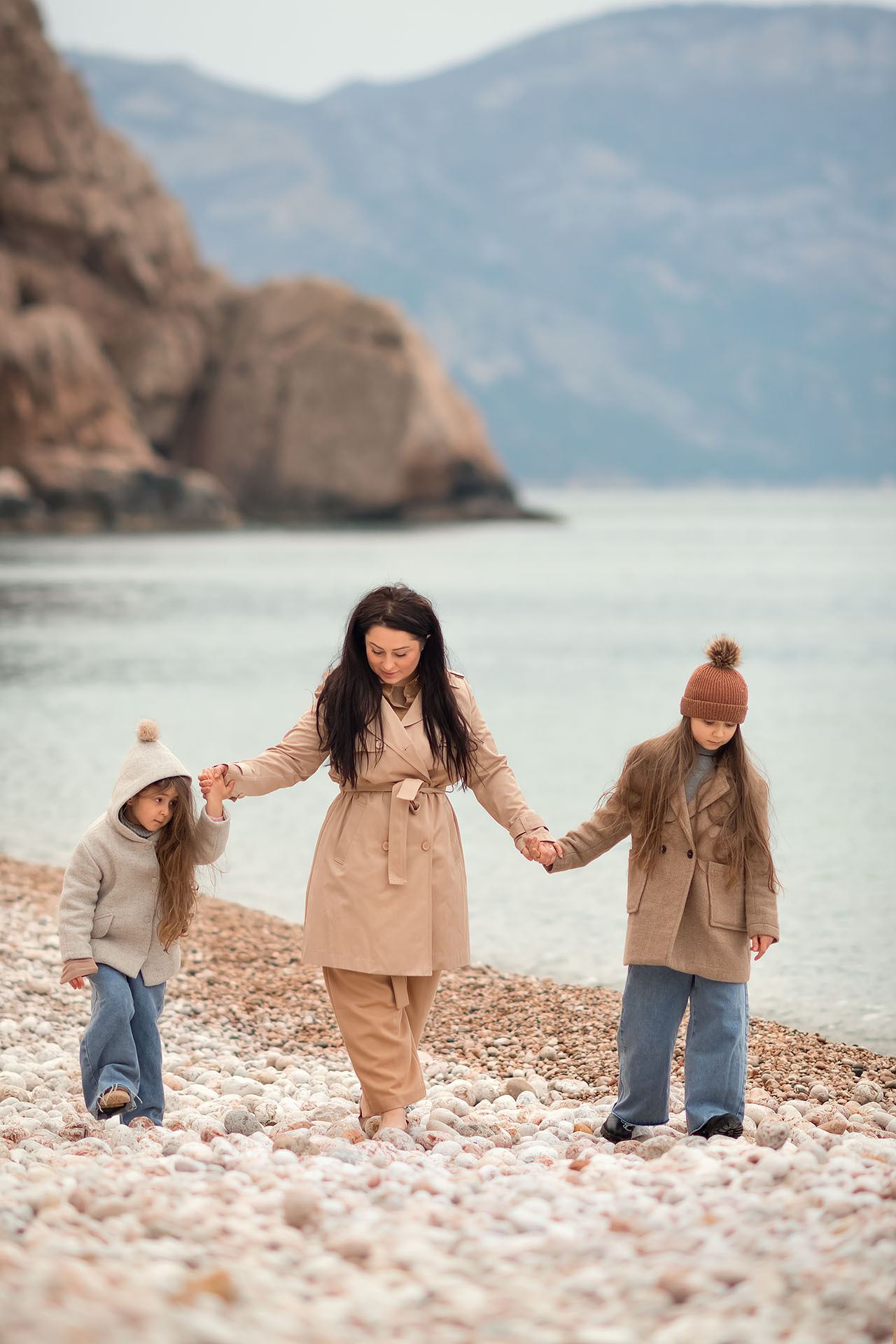 Семейная фотосессия весной в Крыму. Фотограф Юлия Кондратьева