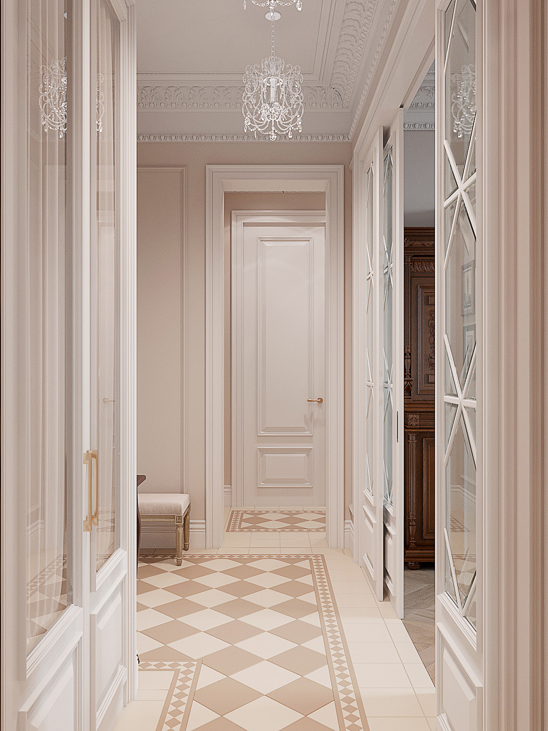 Фрунзенская наб. Дизайн интерьера в Москве