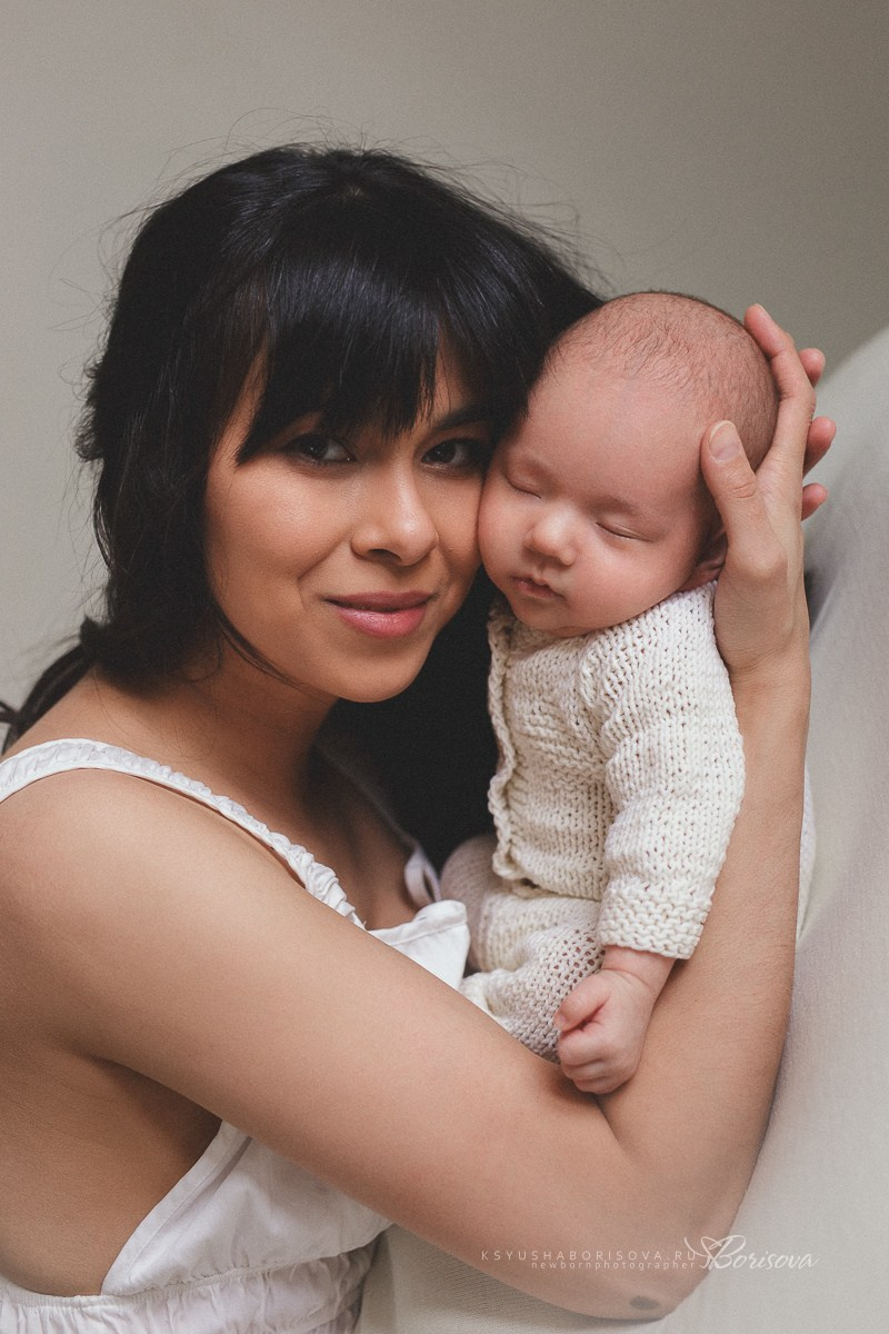 Пример фотосессии Lifestyle в студии. Фотограф новорожденных в Магнитогорске Ксюша Борисова