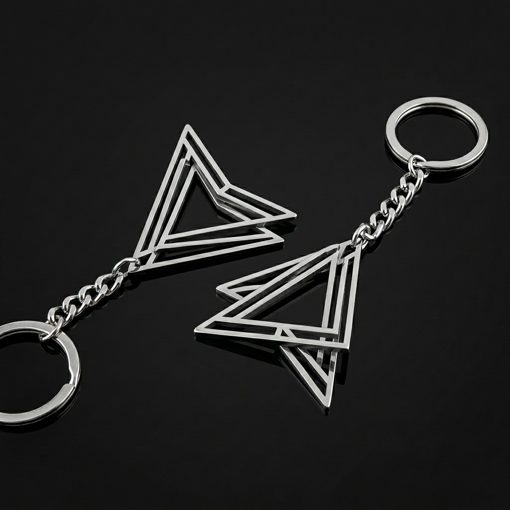 Брелок из нержавеющей стали в технологии литьё