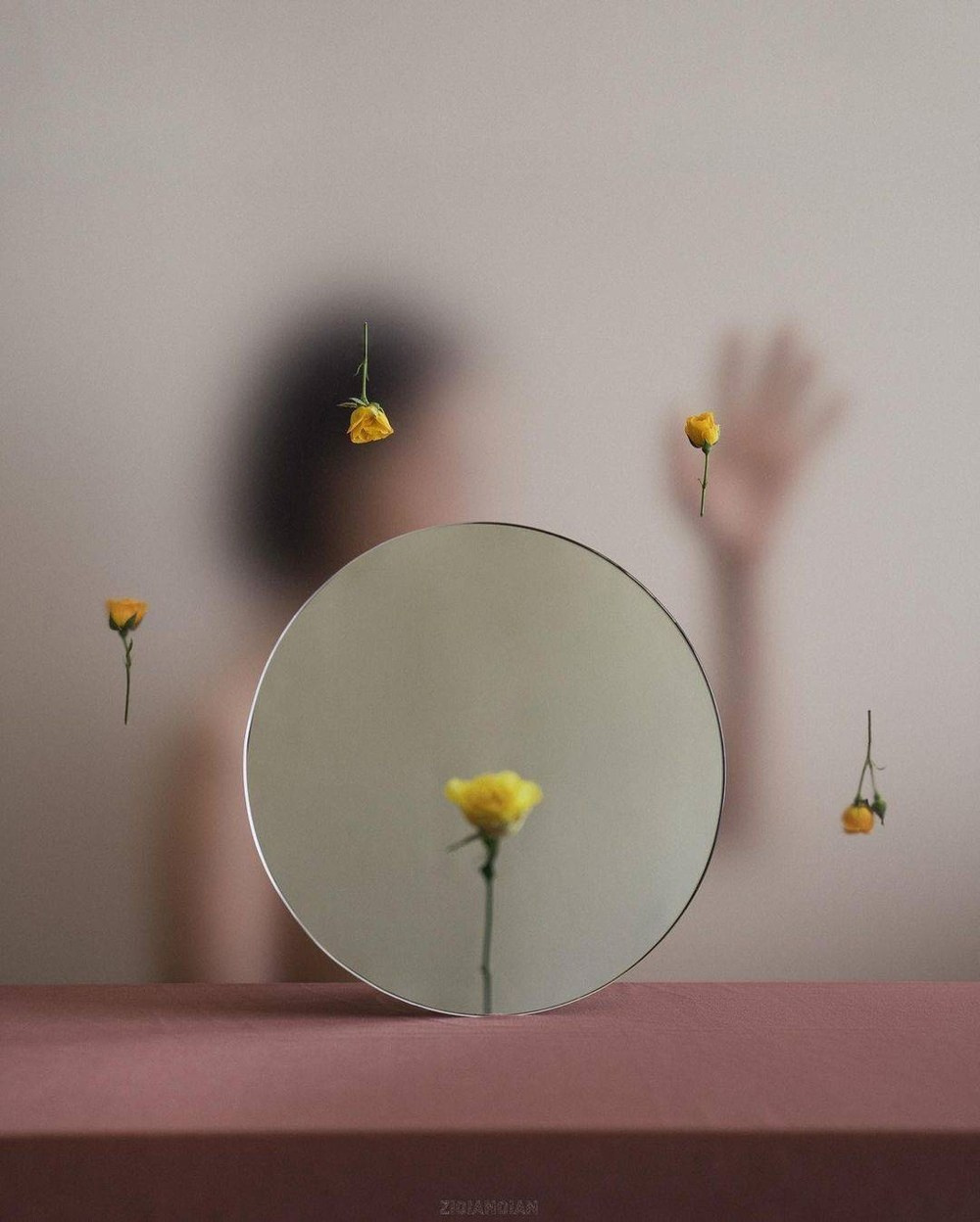 минималистичная фотография с мягкими цветами и простым сюжетом