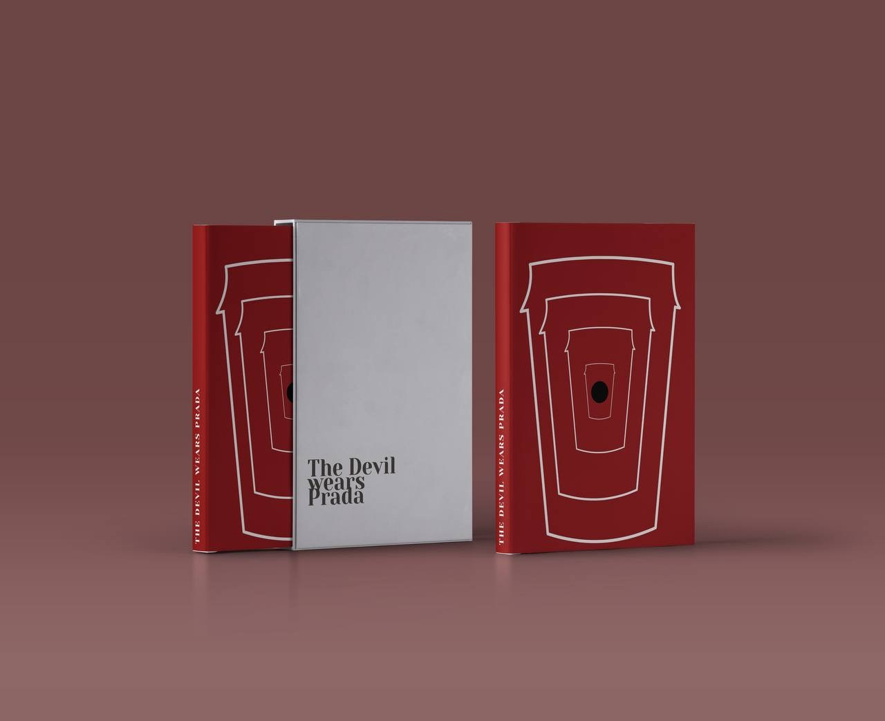 Редизайн книги «Дьявол носит Прада» Лорен Вайсбергер в подарочной коробке и суперобложке
