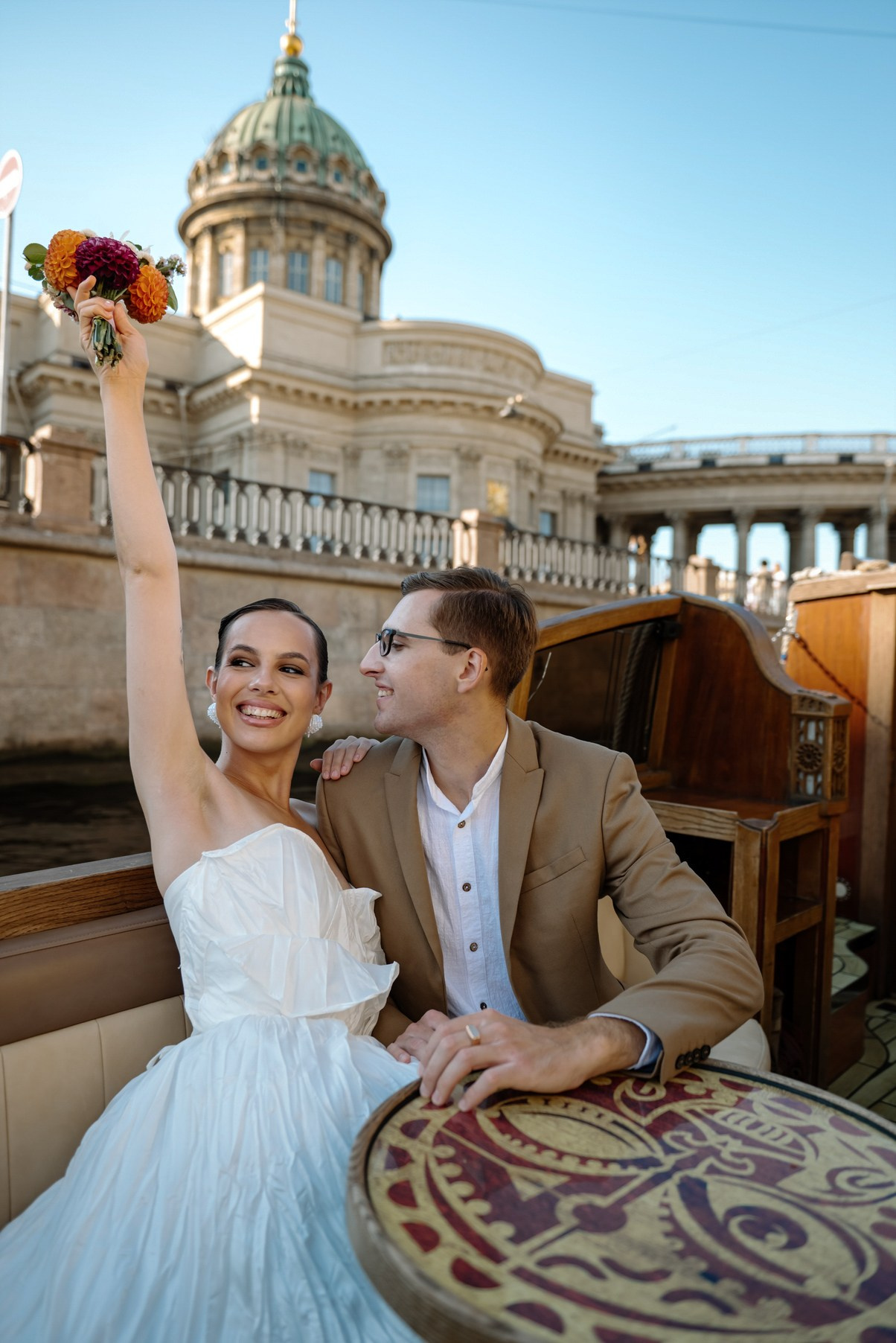 Свадьба на катере. Свадебный и сеейный фотограф в Санкт-Петербурге Елена Худякова