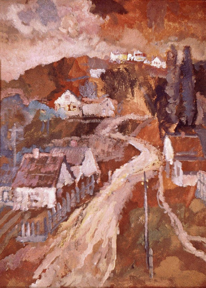 «Проселок» 1976 год Собр. Д. Томас. Мадрид. Художник Величко Вадим Семёнович