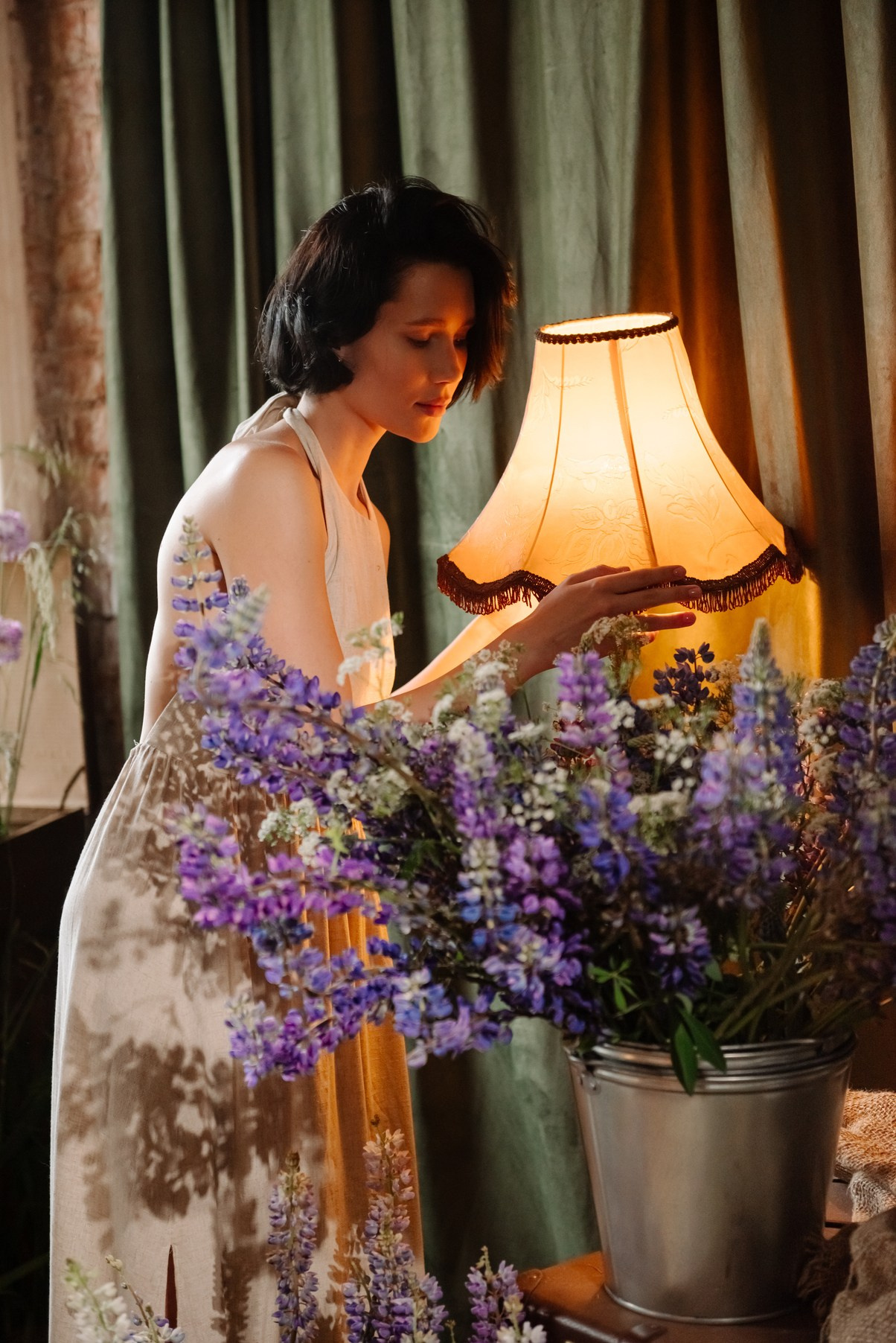 Индивидуальная. С люпинами. Свадебный и сеейный фотограф в Санкт-Петербурге Елена Худякова