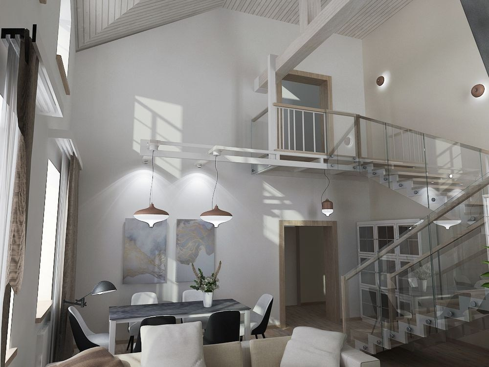 Дом в п. Новосаратовка. Дизайнер в Санкт-Петербурге Дмитрий Цыбулько