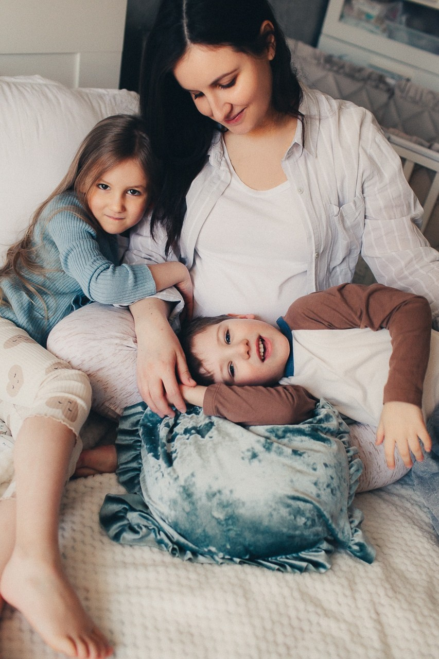 Домашняя съёмка в ожидании малыша. Фотограф Евгения Мальцева, Архангельск