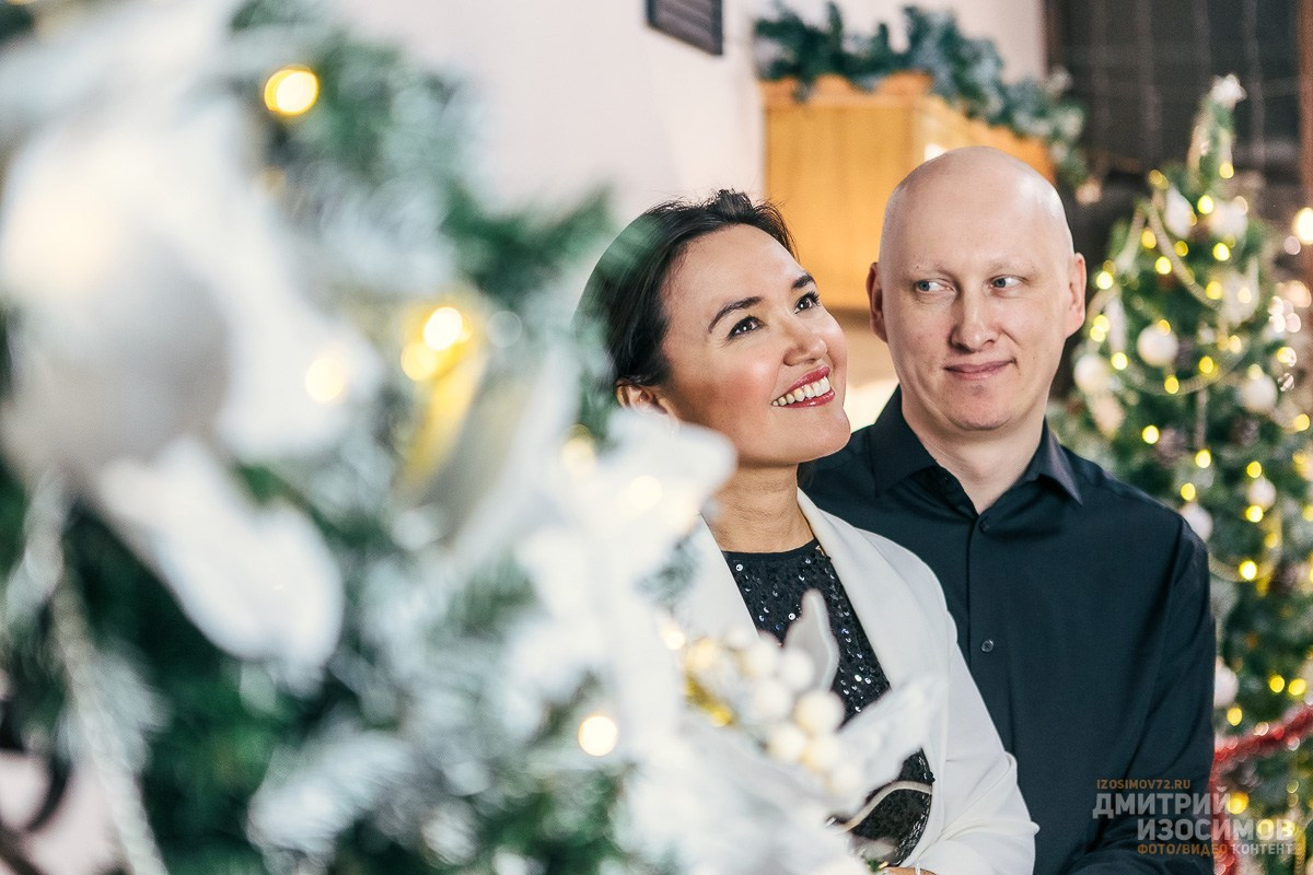 Семейная новогодняя фотосессия