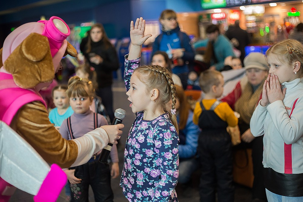 Предпоказ мультфильма Щенячий патруль. Детский и семейный фотограф, фотограф мероприятий Нижний Новгород