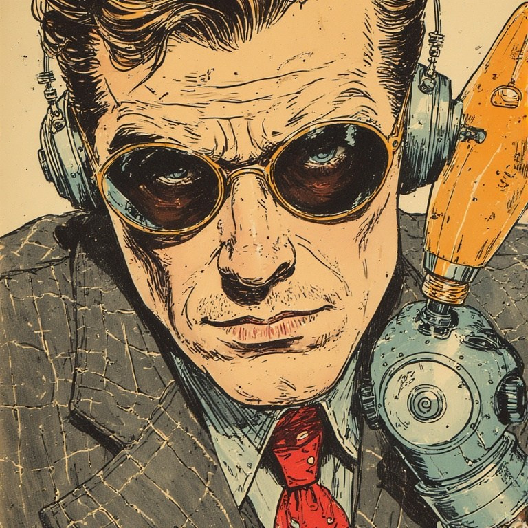 Beautiful pin-art style image