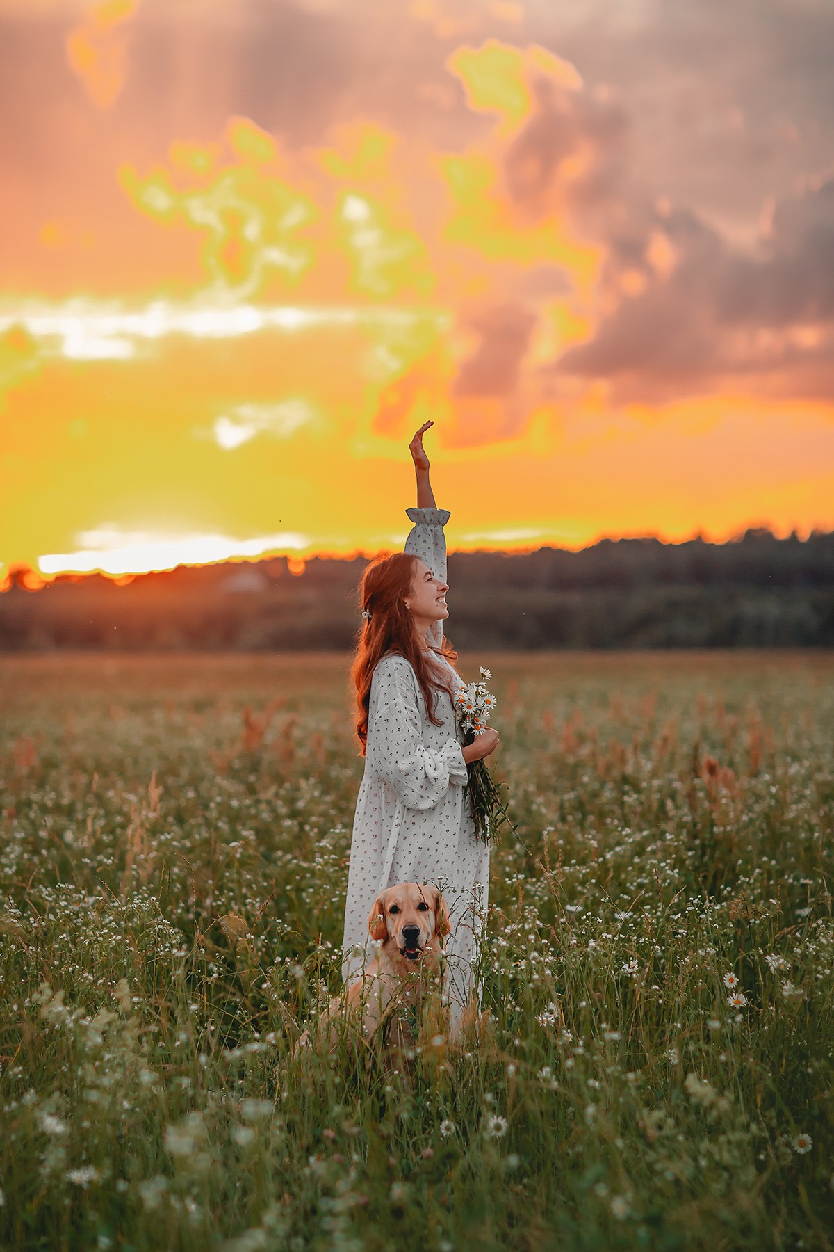 Марина и Чили. Семейный фотограф анималист Мария Крючкова