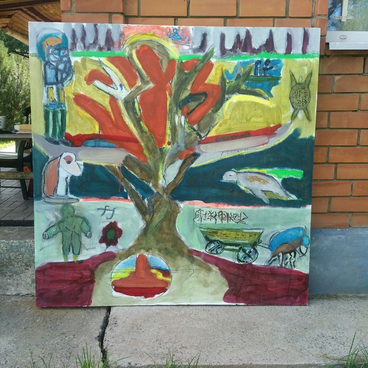 In my studio. Художник Артем Диатян искусство Москва