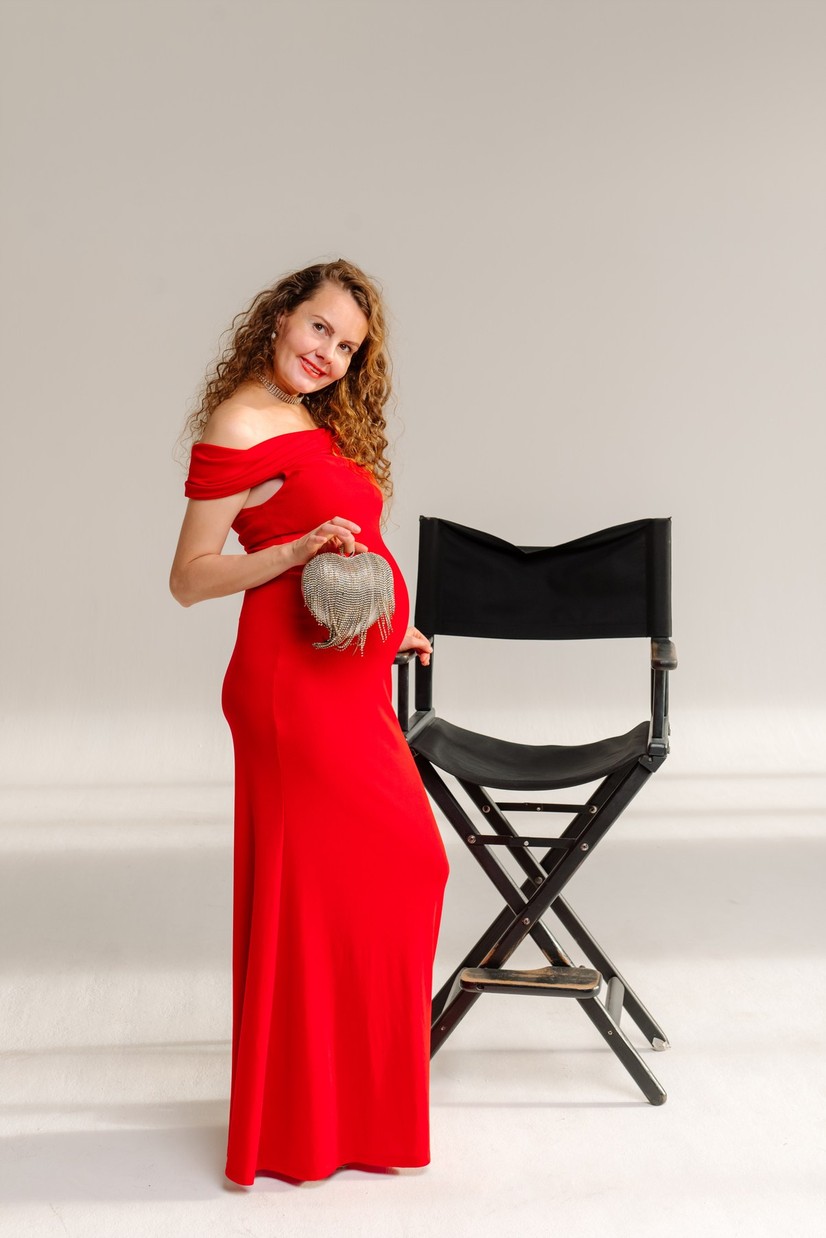 Беременность. В красном. Свадебный и сеейный фотограф в Санкт-Петербурге Елена Худякова