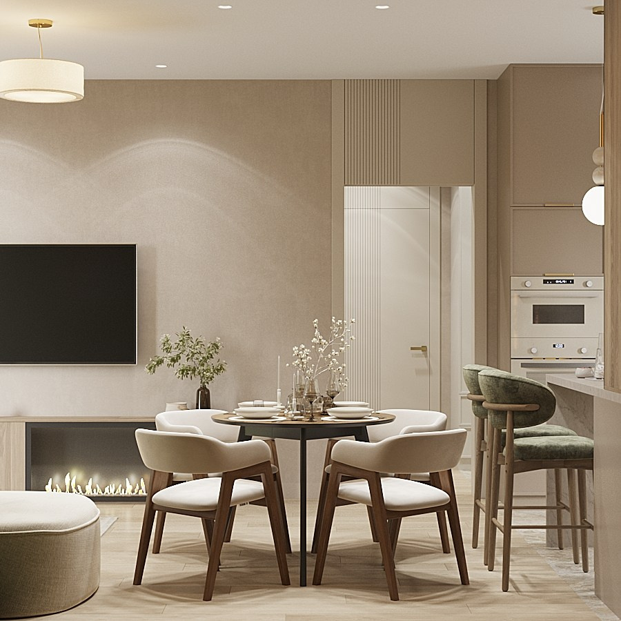 дизайн интерьера загородного дома