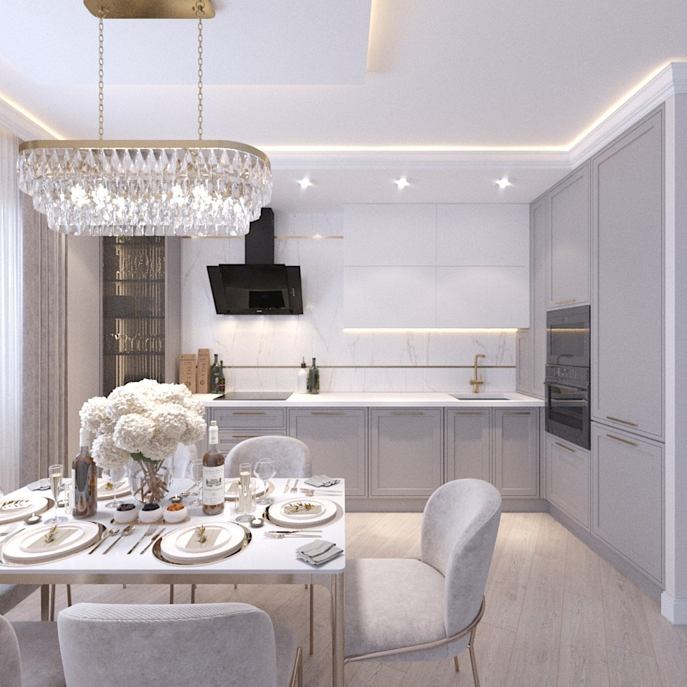 Квартира в центре города. Студия интерьерной визуализации и дизайна FishkaRom в Краснодаре и по всей России