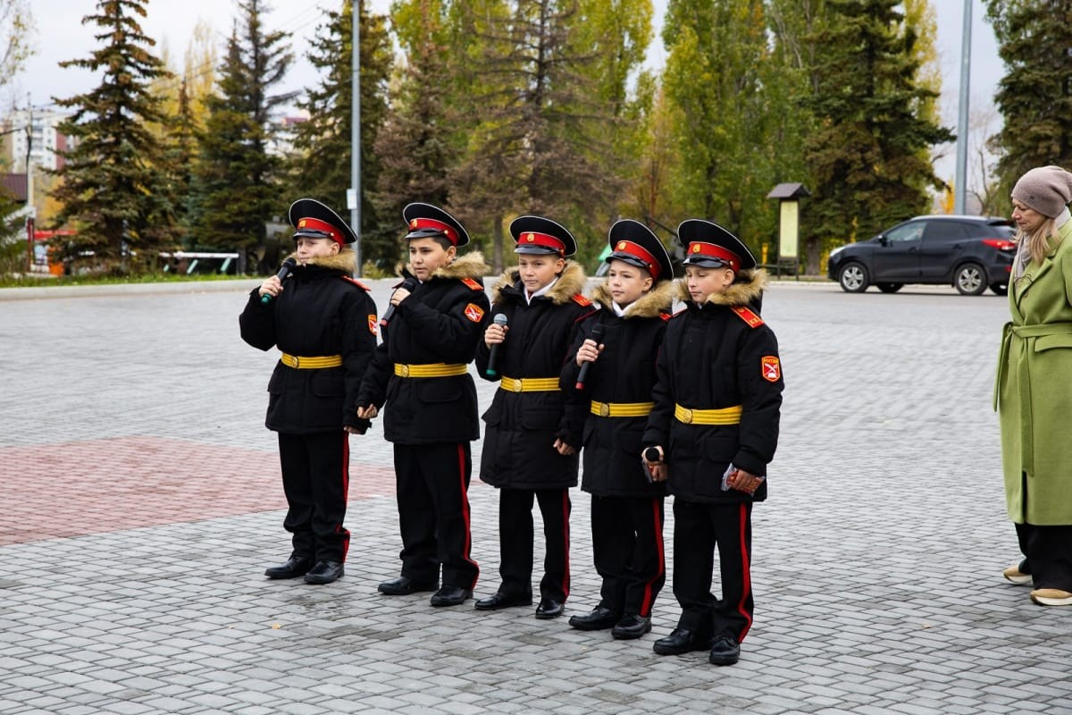 Священник поздравил кадетов с принятием Присяги. Саратовское Северо-Западное благочиние