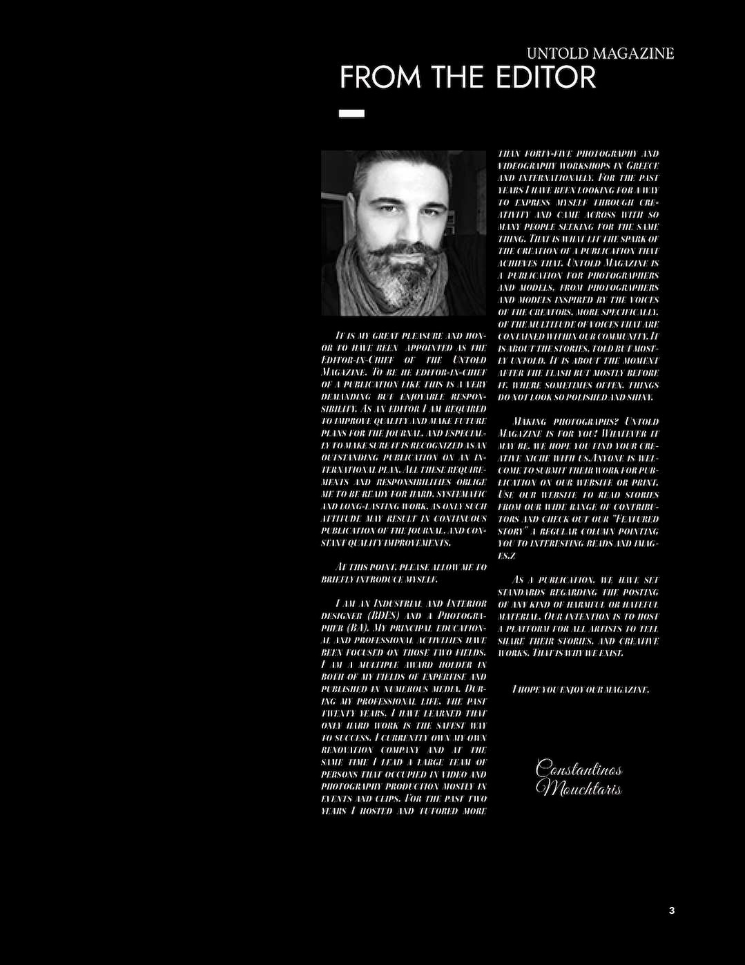 Model UNTOLD, Греция, Афины журнал. Светлана Фатьянова
