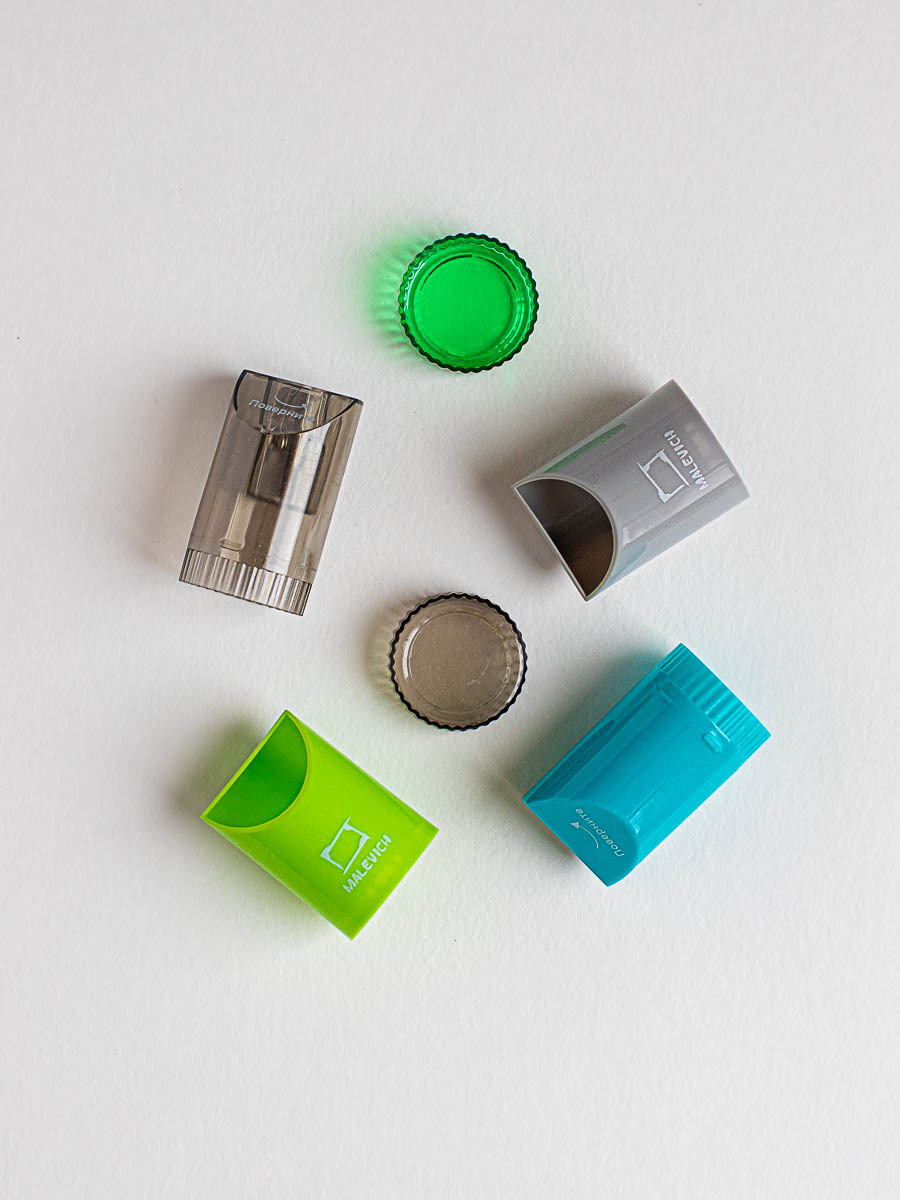 Съемка точилок для бренда "Малевичъ"